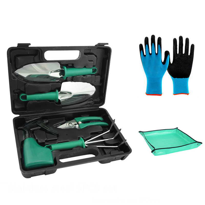 Gardening Tools Set - Zestaw narzędzi ogrodniczych ze stali nierdzewnej,