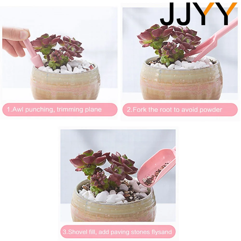 4 szt. Mini doniczki do sukule – Gardening Tools Set recenzja i cena