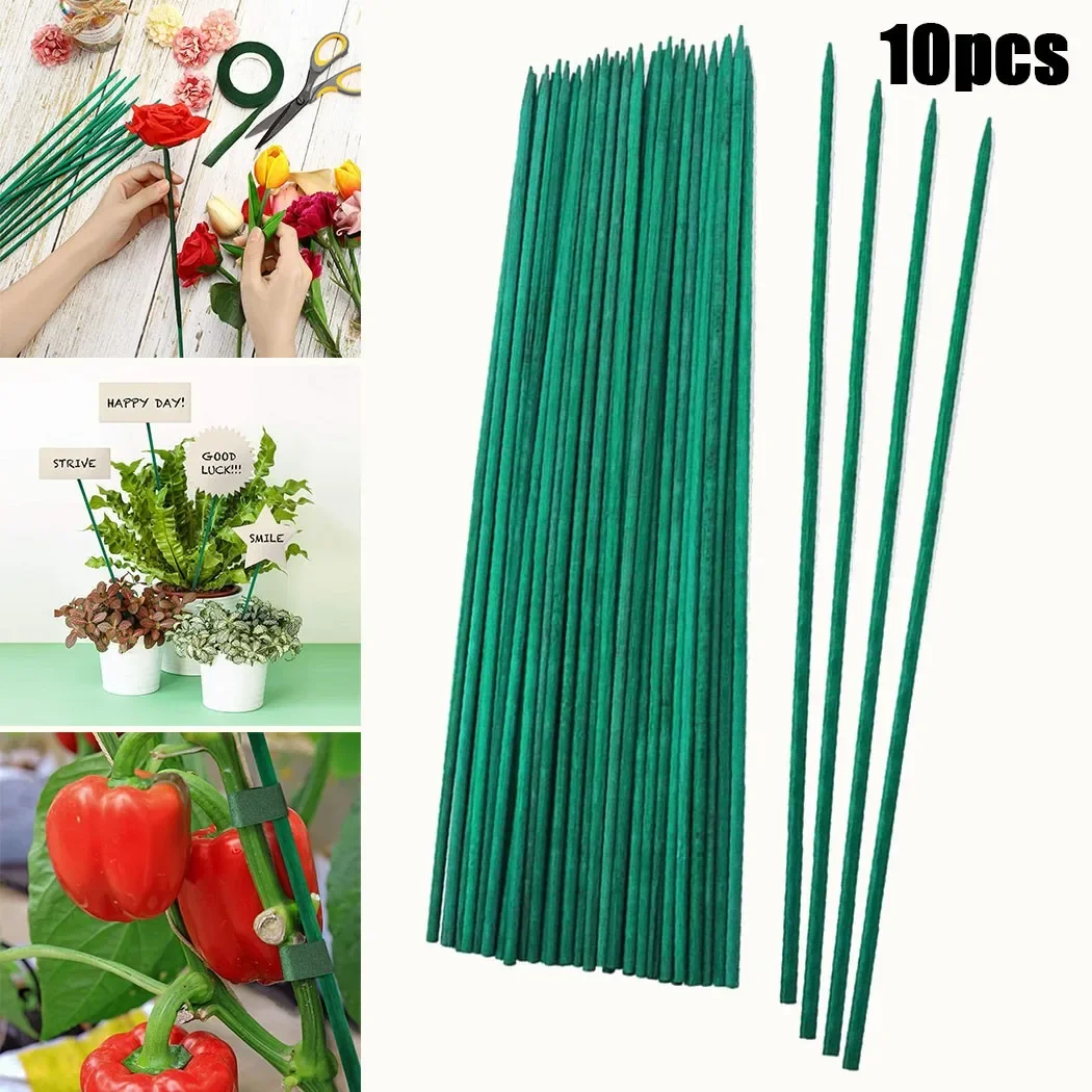 10szt 40cm Zielony Bambusowy S – Gardening Tools Wooden recenzja i cena