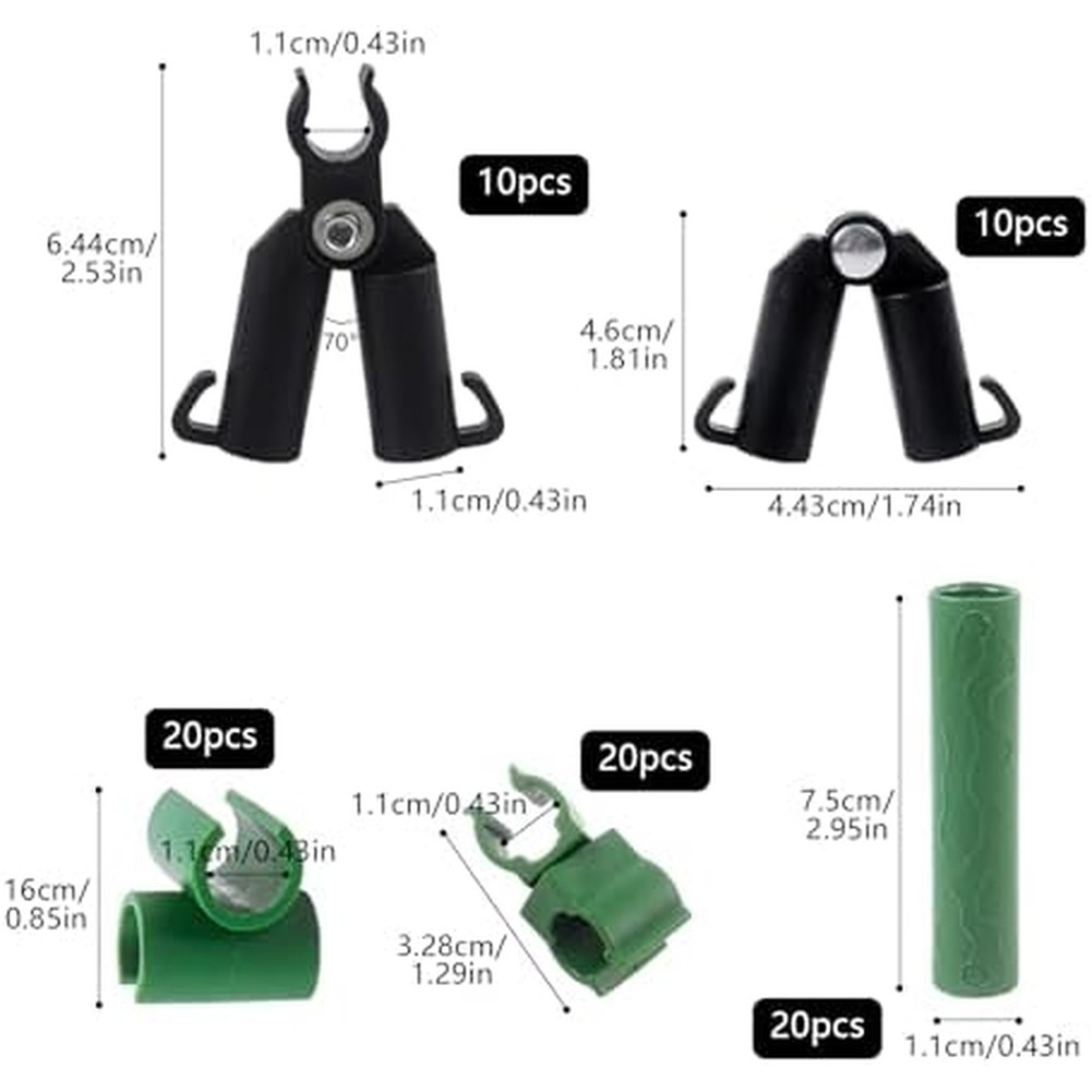 80 szt. Złączki do ogrodowych  – Gardening Tools Set recenzja i cena
